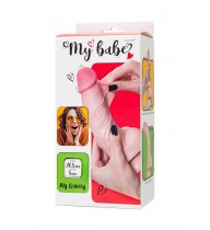 My Babe My Dainty Gerçekçi Etdoku Yapay Penis, TPE, Çıplak, 20,5 cm