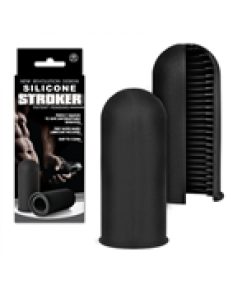 Silicone Stroker Mastürbatör - Siyah